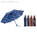 Auto Open&Close with Folding Printing Umbrellas